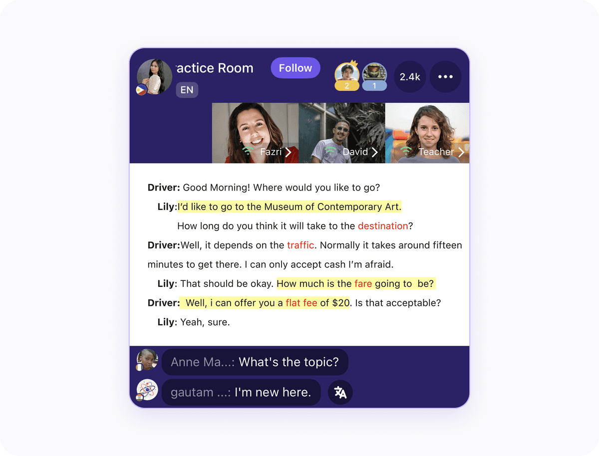 Interactive Lessons