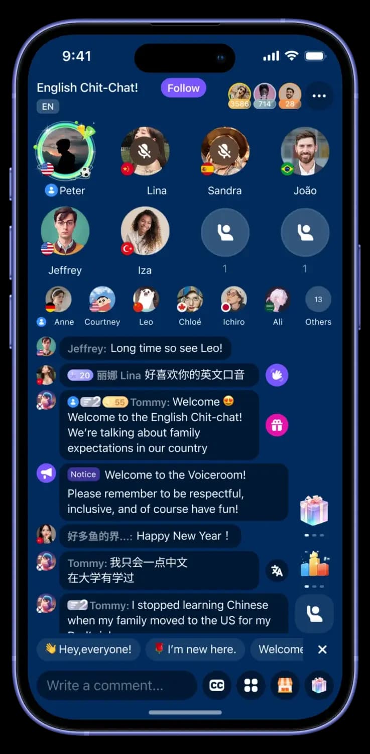 Express Yourself in Voicerooms